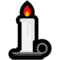 Candle emoji on Microsoft